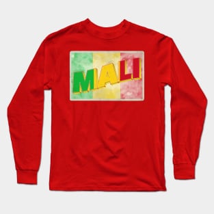 Mali Vintage style retro souvenir Long Sleeve T-Shirt